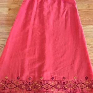 Persimmon Maxi skirt, w/tags size 10, unique color.